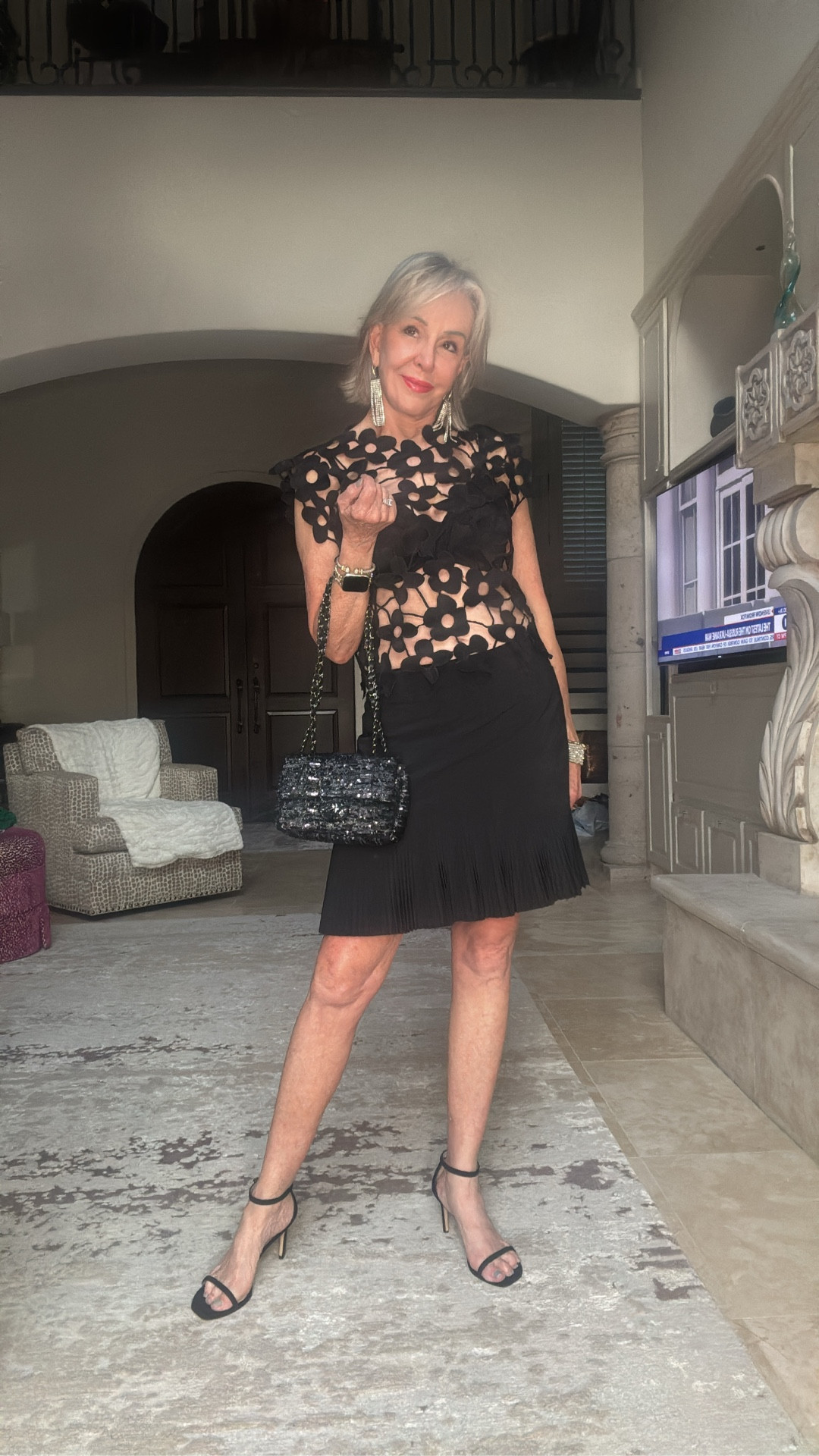 Floral cut out top Wear as a cover up and casual top with sneakers and flats or a date night top over a bra, tank and cam with a sexy strappy sandal 


#LTKOver40 #LTKSaleAlert #LTKParties