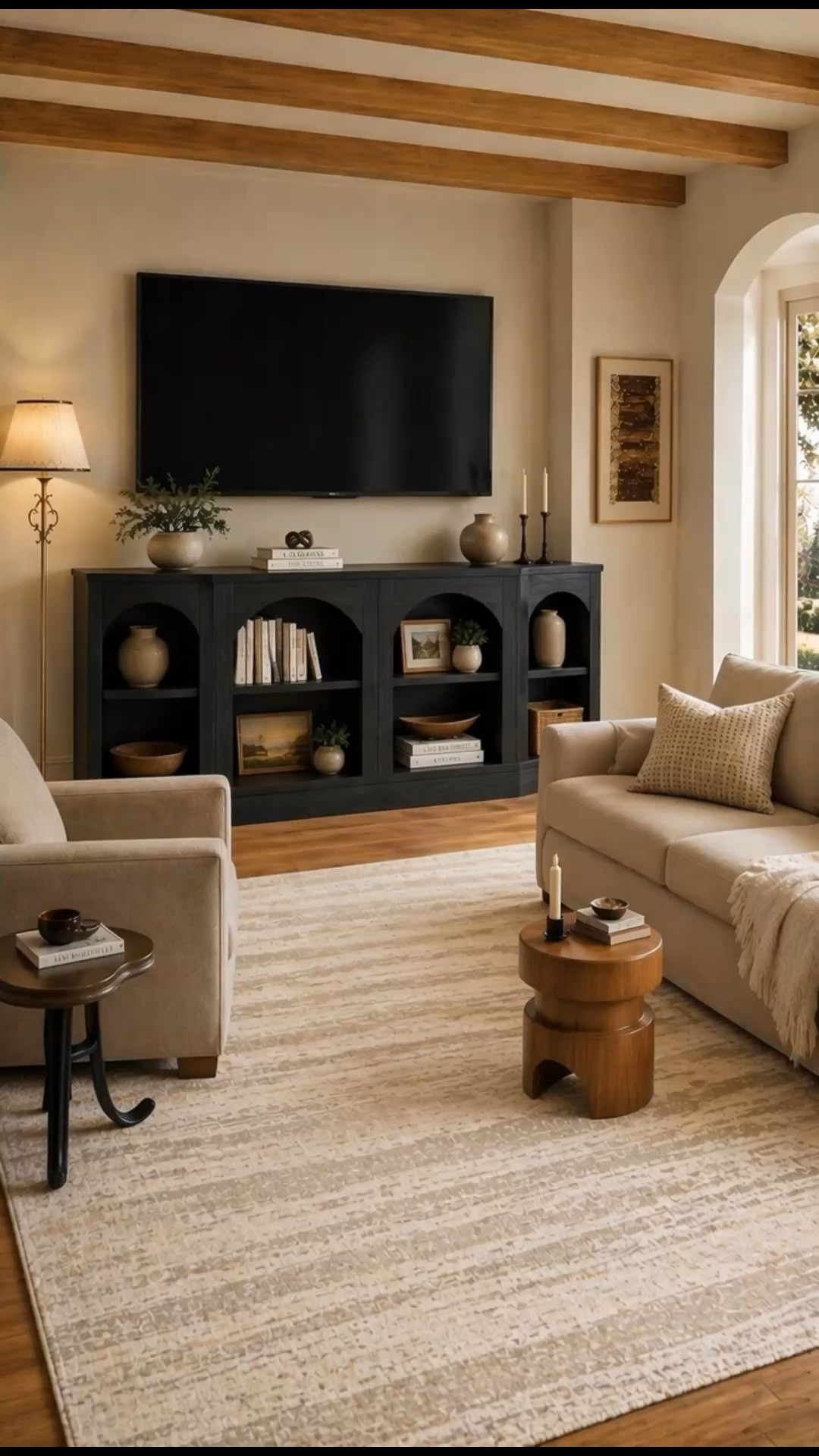 This TV stand is a designer look for a low price! Elevate your living room with these pieces for a luxe look for less! 

#LTKHome #LTKSeasonal #LTKSaleAlert