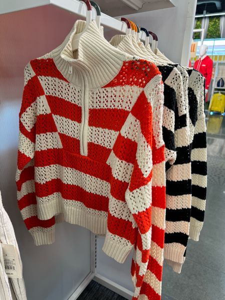 Target finds, seasonal, Memorial Day , sweater , red , travel outfit , stripes 

#LTKFindsUnder50 #LTKStyleTip #LTKSaleAlert