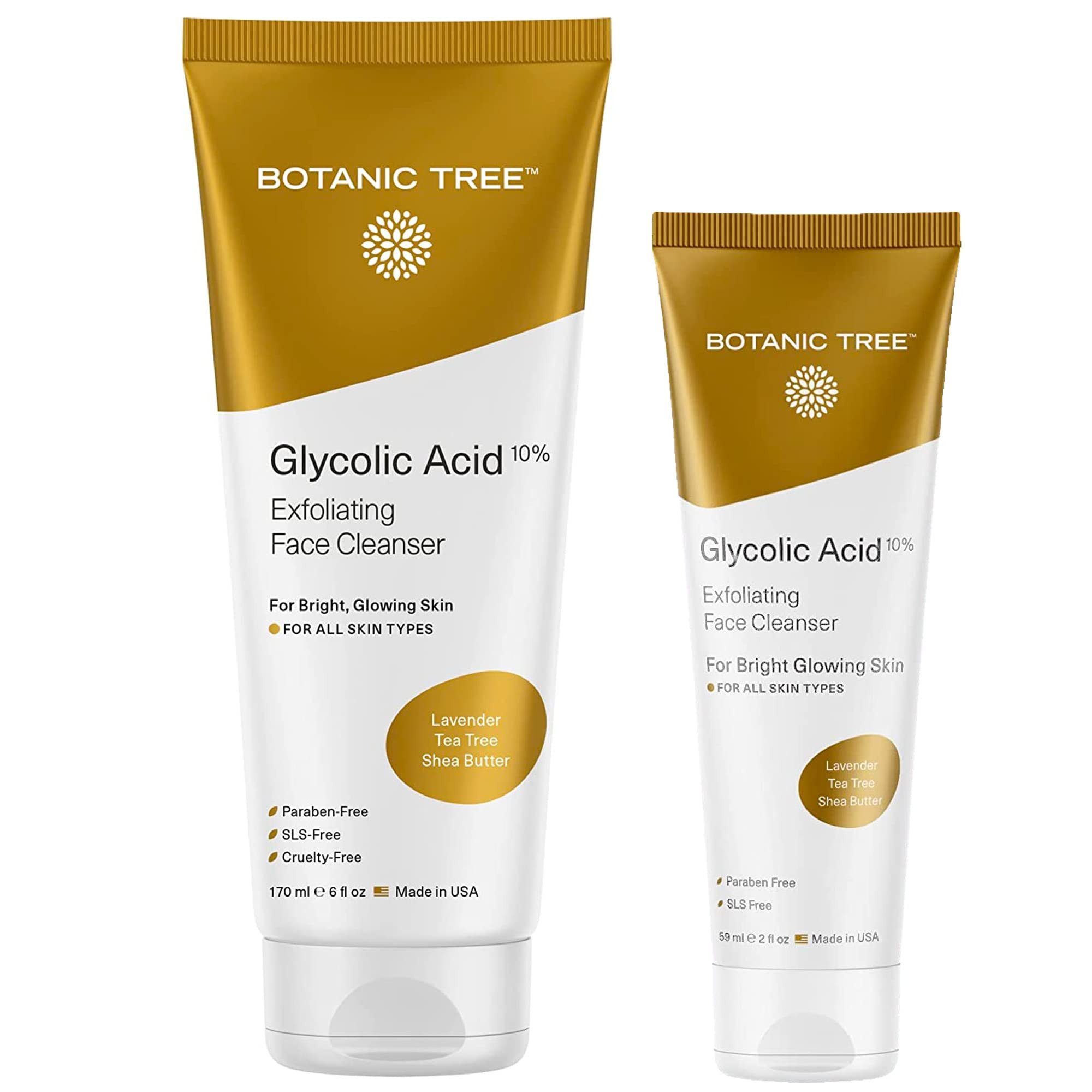 Glycolic Acid Face Wash, Exfoliating Facial Cleanser For Facial Skin Care, Acne Treatment Face Sc... | Amazon (US)