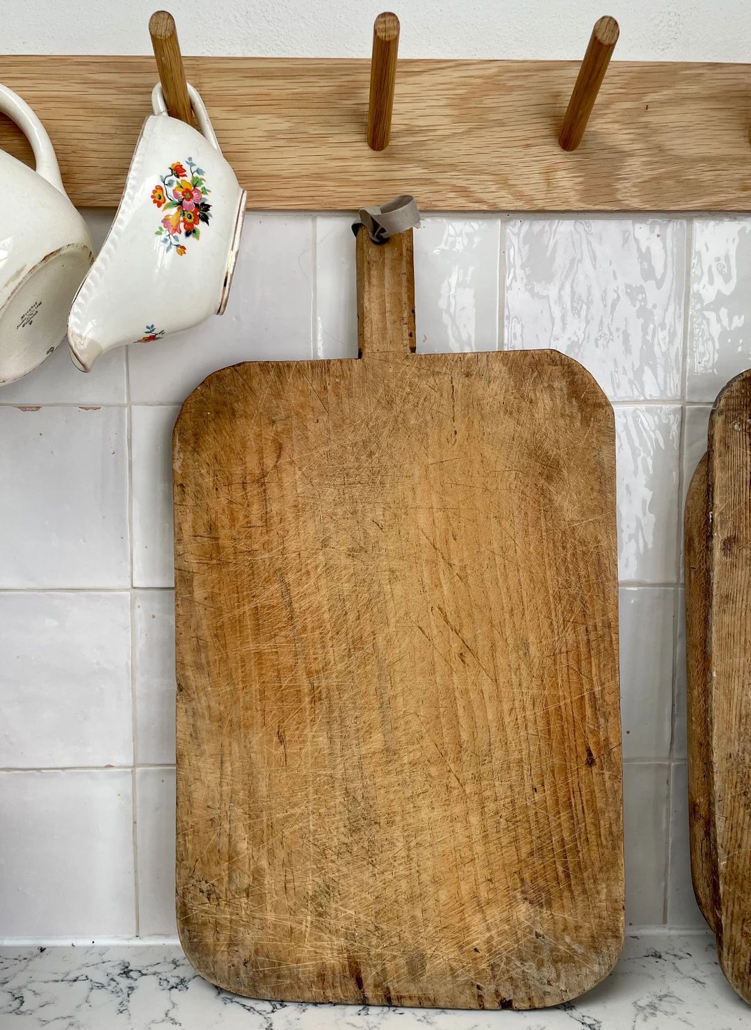 Vintage rustic wooden bread board - chopping/serving board, rustic farmhouse decor | Etsy (UK)