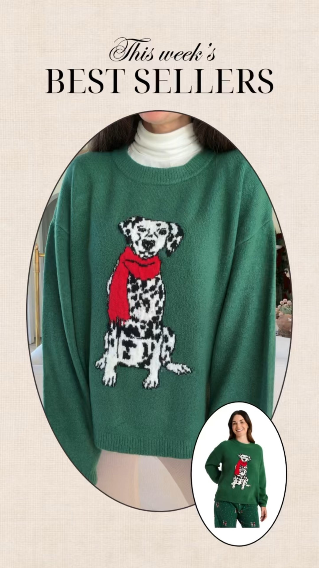 Dalmatian sweater was a weekly best seller! Comes in matching with the whole family 🥰❤️

#targetfinds



#LTKFindsUnder50 #LTKHoliday #LTKSaleAlert