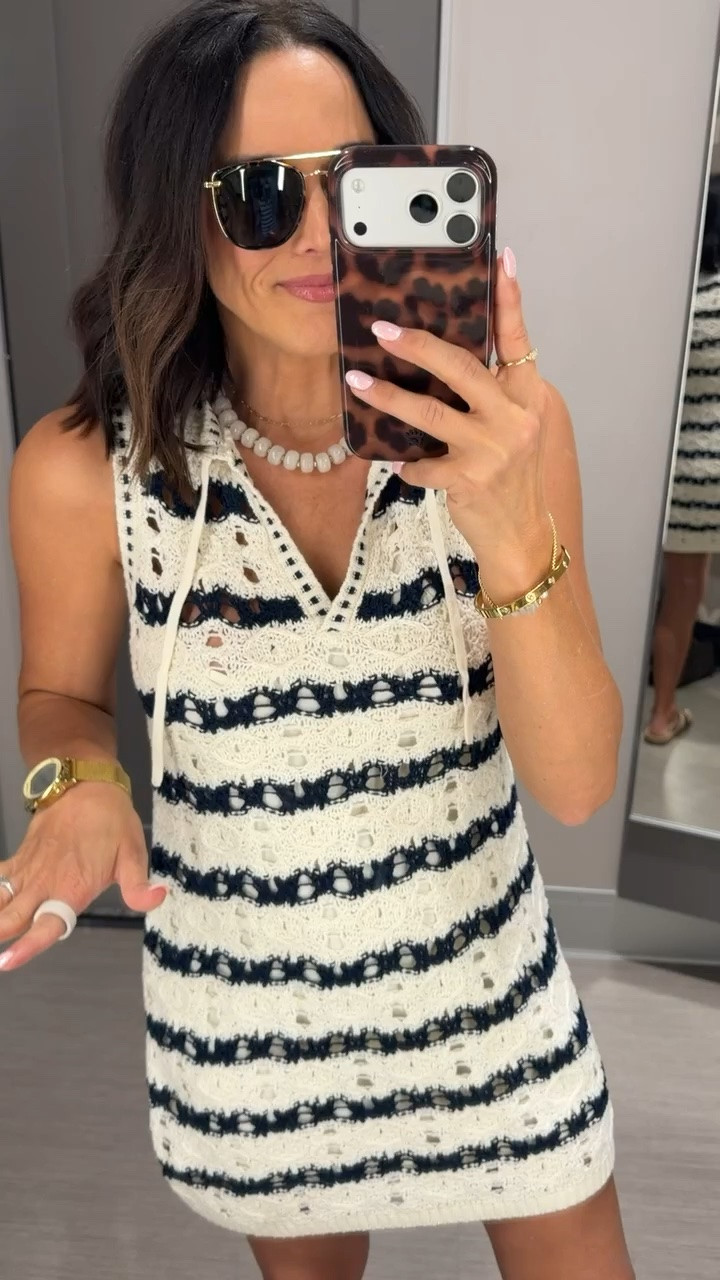 Okay this Target dress is TOO good 🤍🖤 the knit detail makes it look so expensive. Wearing the XS! #targetstyle #targetfinds #summerdress #targetfashion #vacationstyle #blackandwhite #ootd #ltkstyle