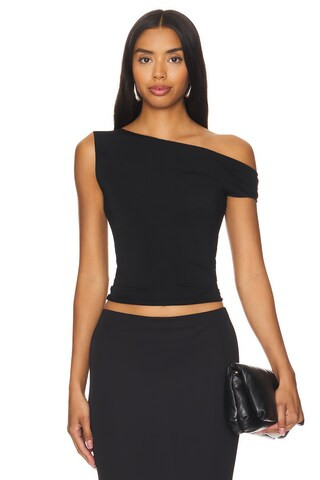 CLYQUE Emily Top in Black from Revolve.com | Revolve Clothing (Global)