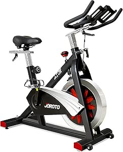 Amazon.com : JOROTO Belt Drive Indoor Cycling Bike with Magnetic Resistance Exercise Bikes Statio... | Amazon (US)
