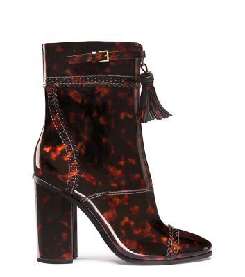 HUXLEY PATENT LEATHER BOOTIE | Tory Burch US