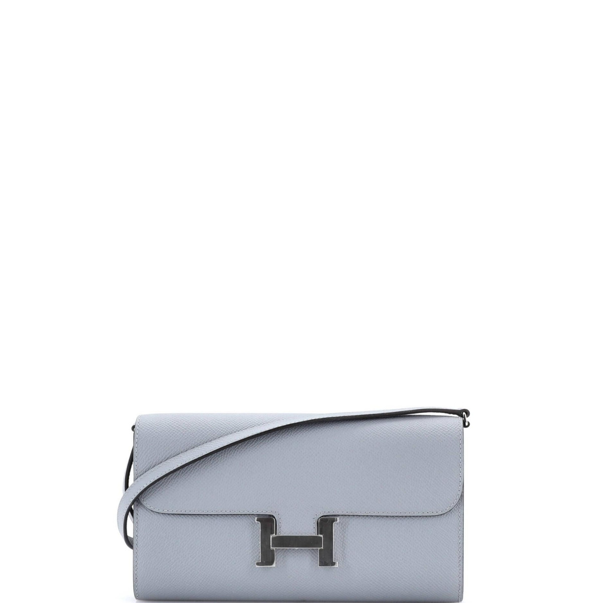Pre-Owned HERMES Constance To Go Wallet Epsom - Grey | Macy's