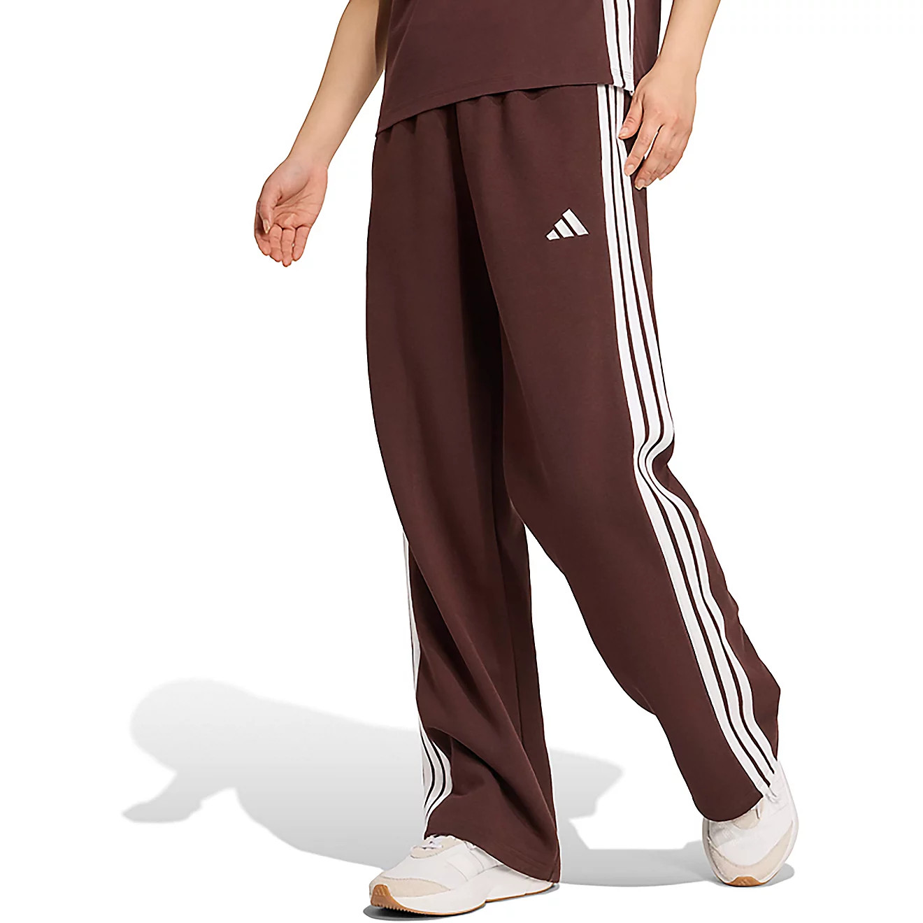 adidas Women's Essentials 3-Stripes Open Hem Sportswear Pants | Academy Sports + Outdoors