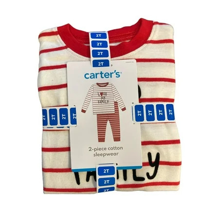 Carter s Toddler Boy s and Girl s Love My Family Cotton Pajama Set - SIZE 7 | Walmart (US)