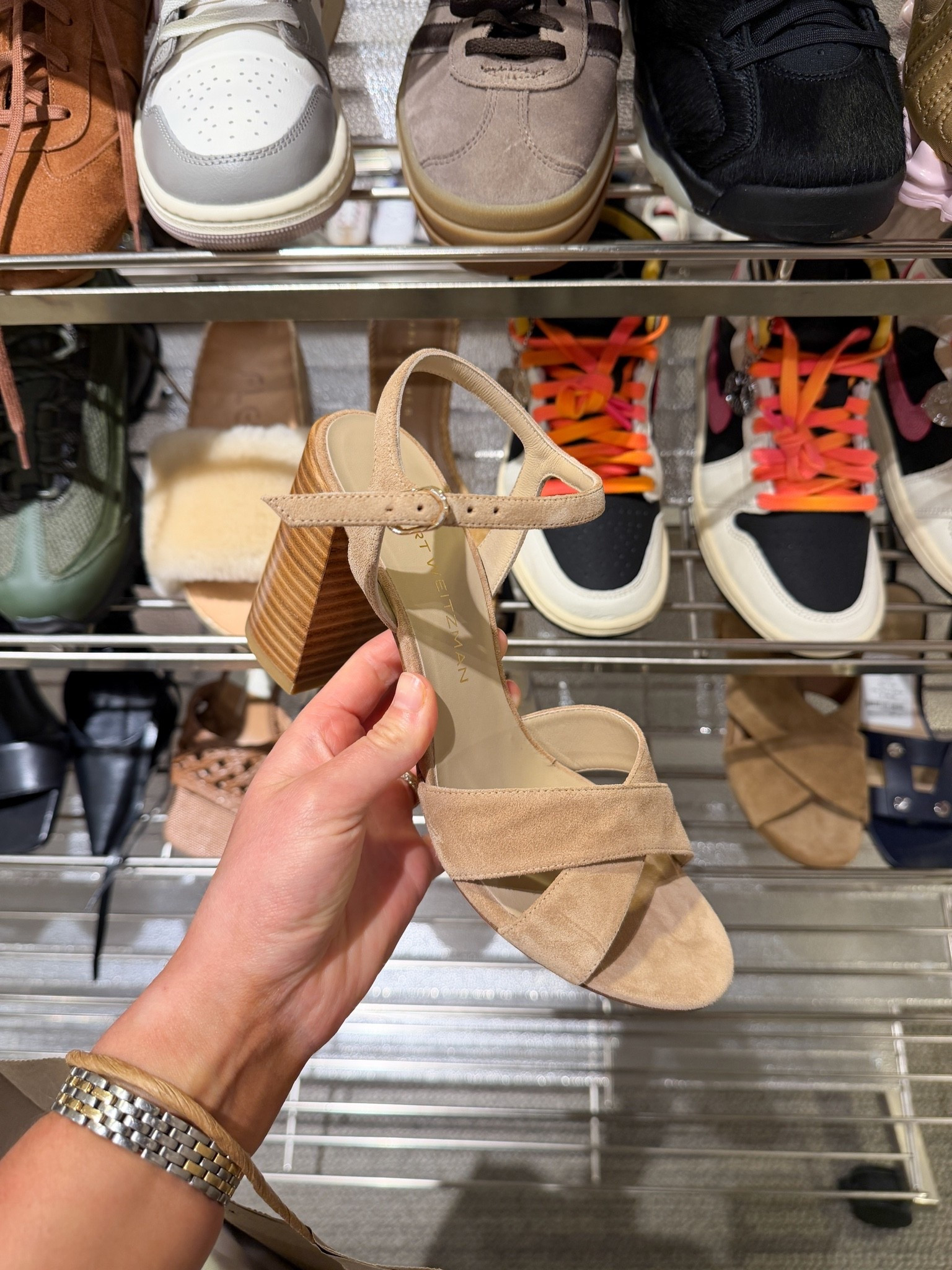Cute nude heel on sale!