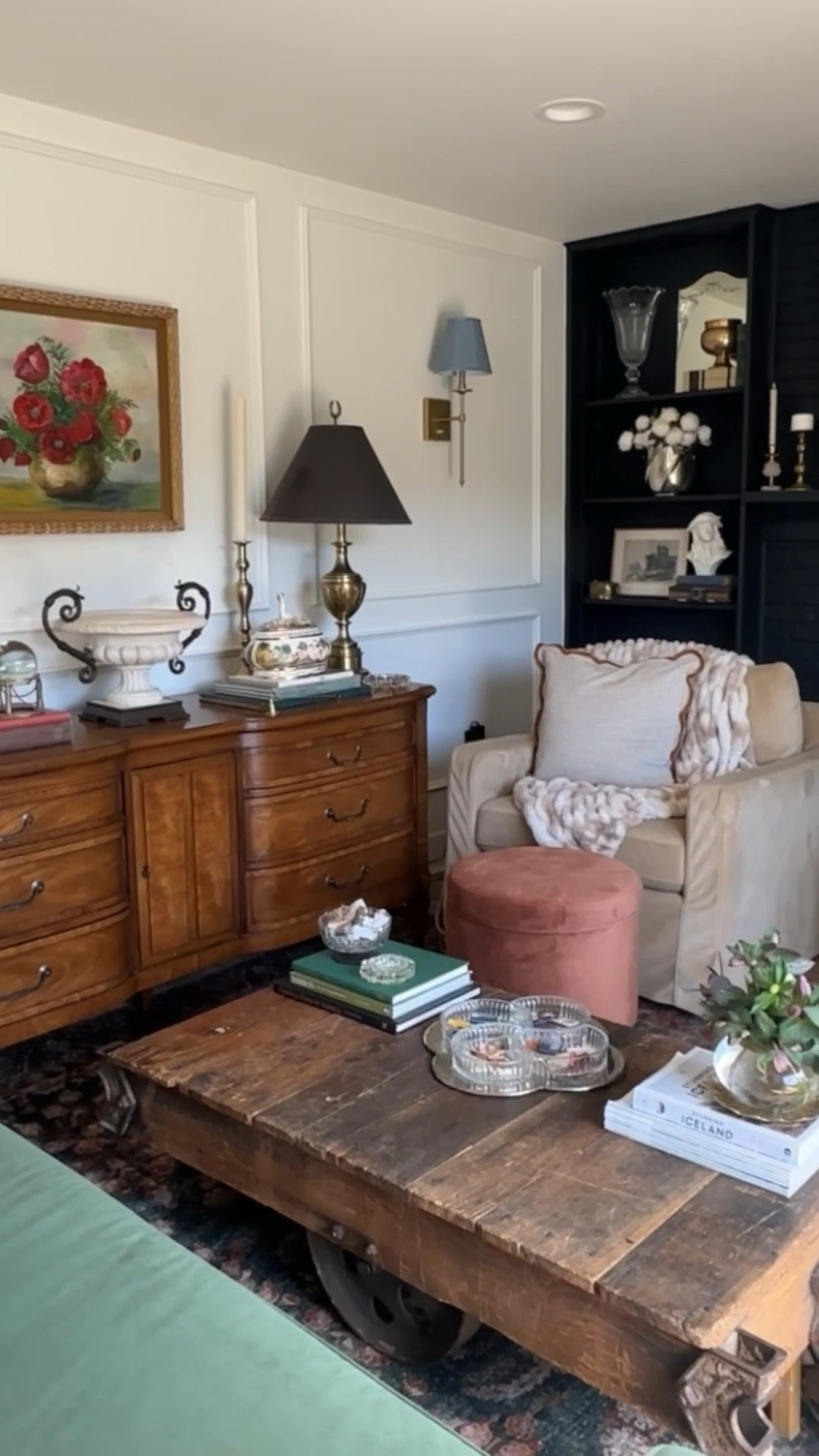 Living room / family room tour! 
We love this cozy moody space filled with vintage treasures, luxe fabrics like velvet, and rich soothing colors!

#LTKFindsUnder100 #LTKFindsUnder50 #LTKHome