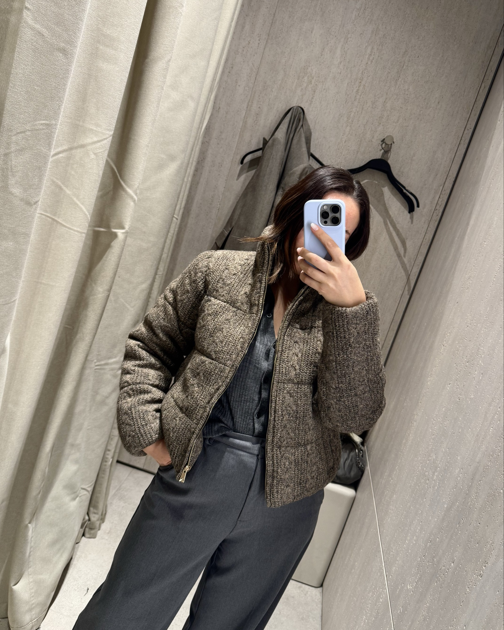 Puff Wool Jacket 

#LTKwinter