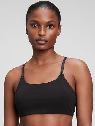 Maternity Organic Cotton Nursing Pumping Bra | Gap (US)