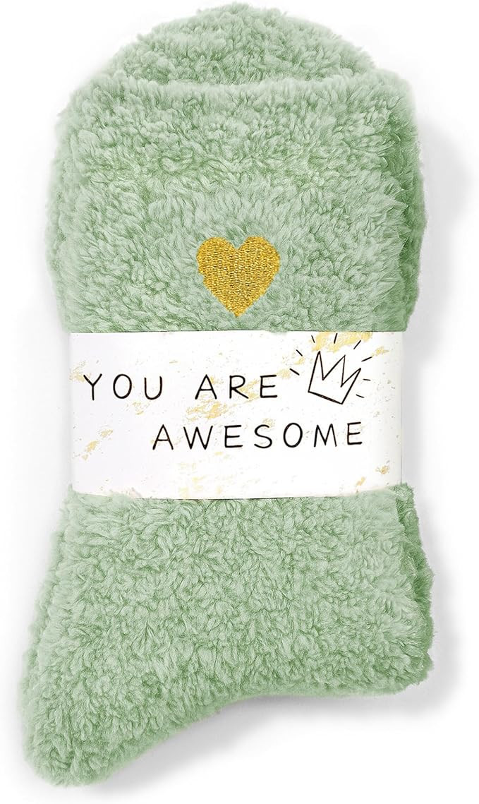 American Trends Coral Fleece Cloud Fuzzy Socks Ultra-Soft Warm Sleep Socks Cozy Unisex Self-Care ... | Amazon (US)