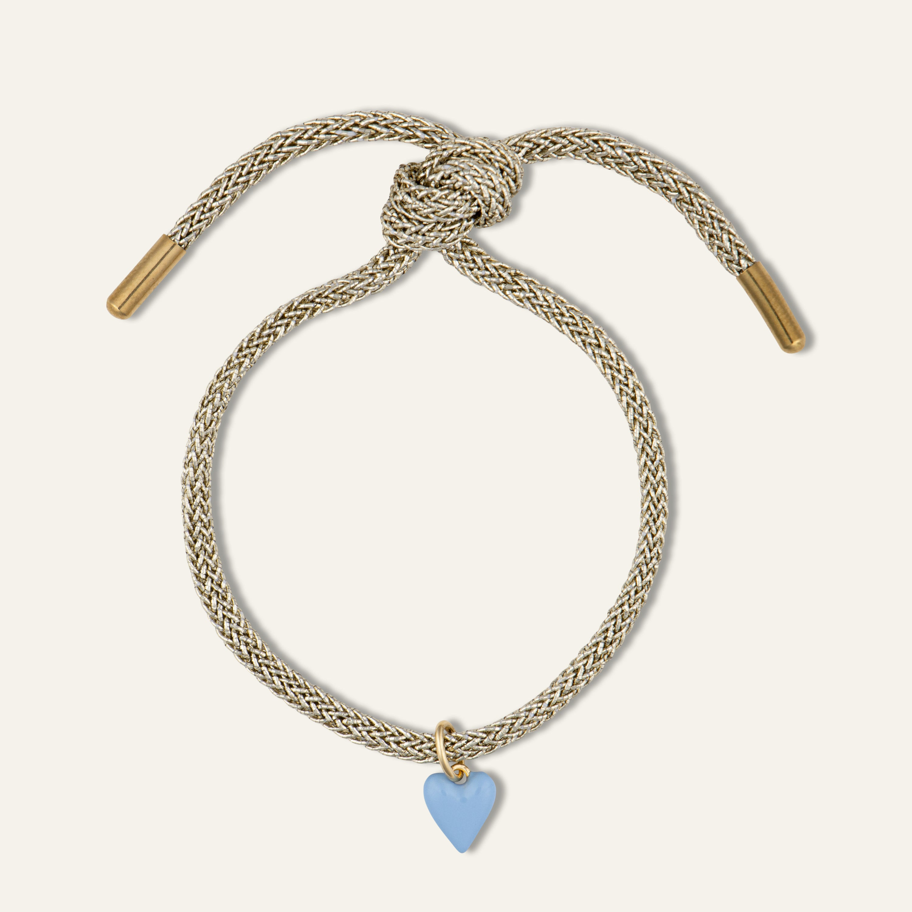 Gold Lurex Bracelet with Mini Heart | HART