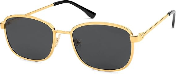 SOJOS Retro Rectangle Polarized Sunglasses for Women Men Vintage 90s Style Rectangular Frame Sunn... | Amazon (US)