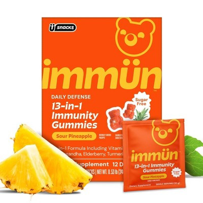 Immün by Grüns Sugar Free Dietary Supplement Gummies - 240g/12 Servings | Target