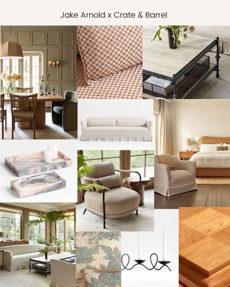 My home decor & furniture recommendations from the Jake Arnold for Crate & Barrel collaboration.

#crateandbarrel #jakearnold #furniture #homedecor #beds #sidechairs #sofa #sidechair #slipcoversofa #credenza #checkered #coffeetable #marble #travertine #lighting #floorlamp #pendant #rush #transitionaldecor #jakearnoldcollab

#LTKhome #LTKfamily #LTKFind