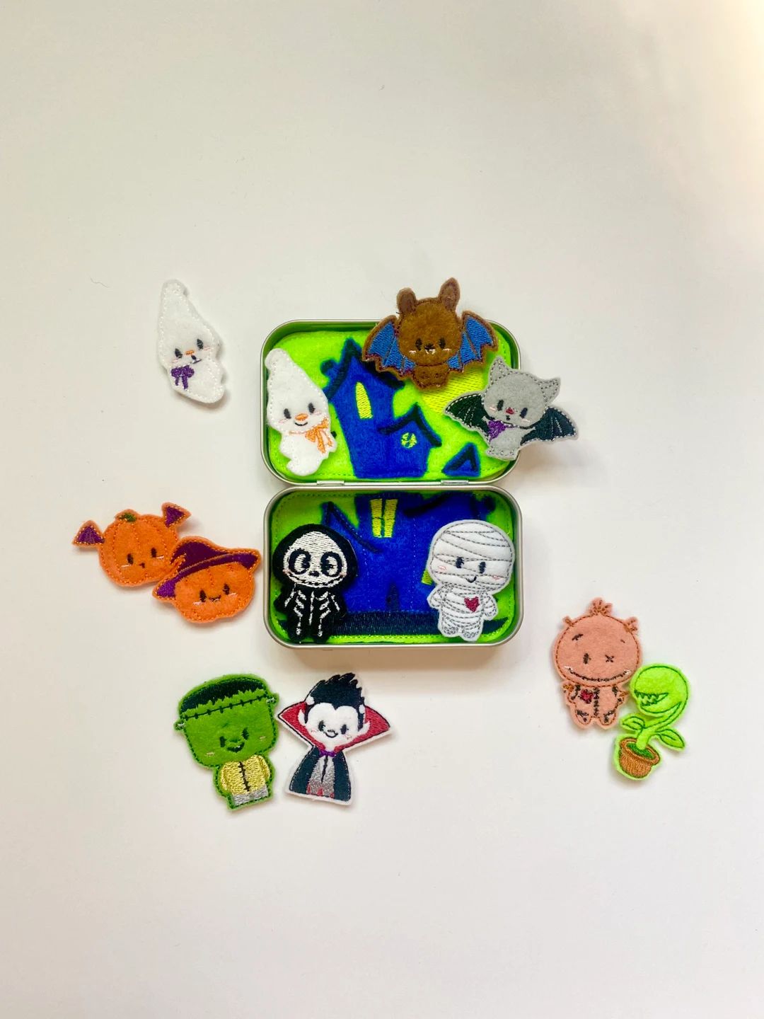 Halloween Cute Monsters Pocket Playset - Etsy | Etsy (US)
