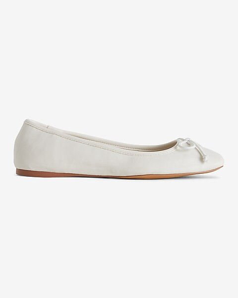 Square Toe Ballet Flats | Express