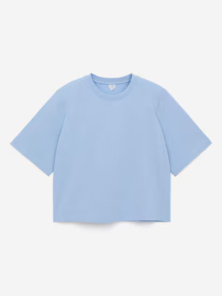 ALBA Boxy T-Shirt – Blue – Women – ARKET GB | Arket UK