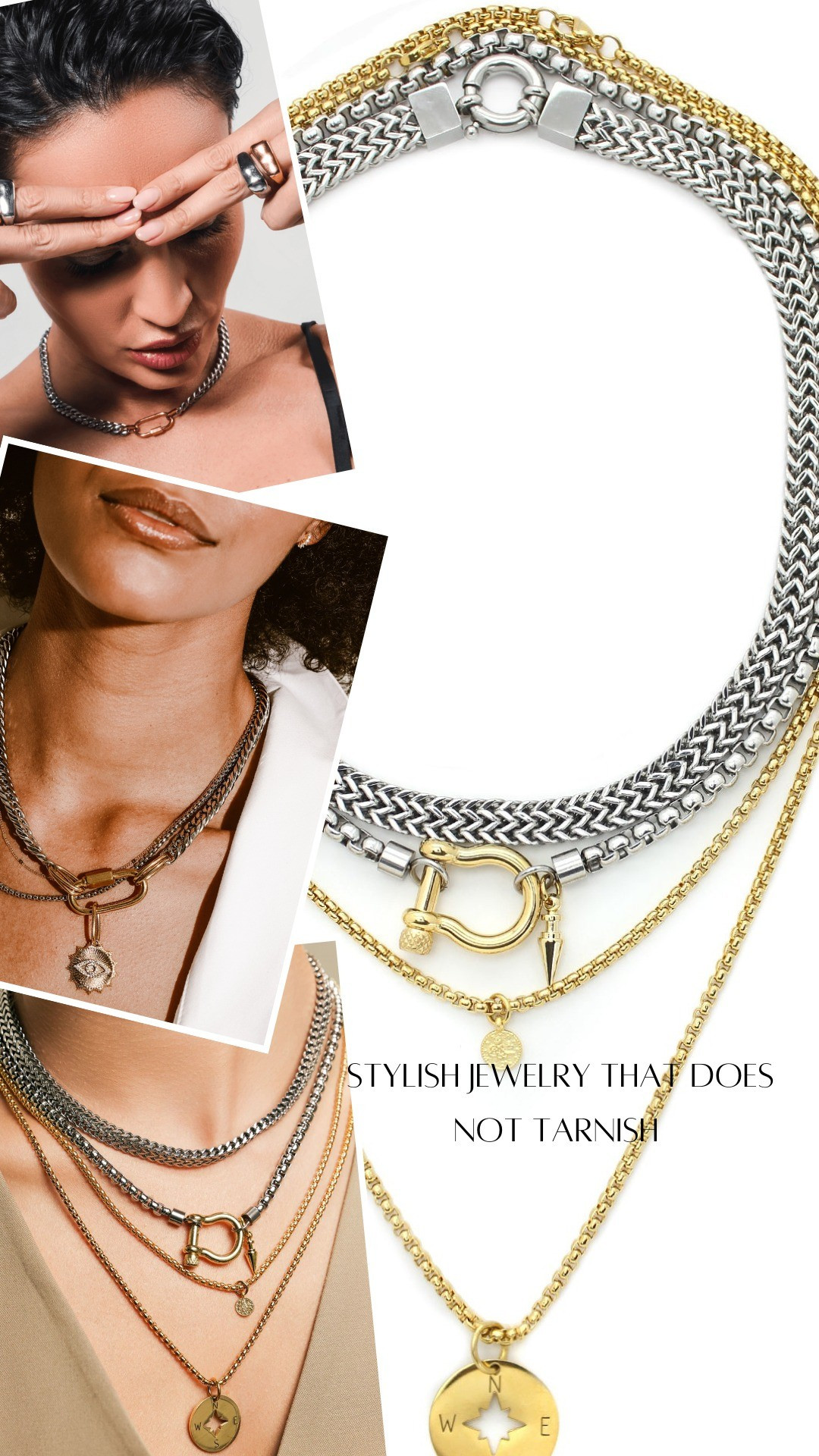 Affordable jewelry that does not tarnish. I have been purchasing from Aritzan for a few years and I've already recommended them because the quality is so good #jewelry #goldnecklace #layerednecklace  

