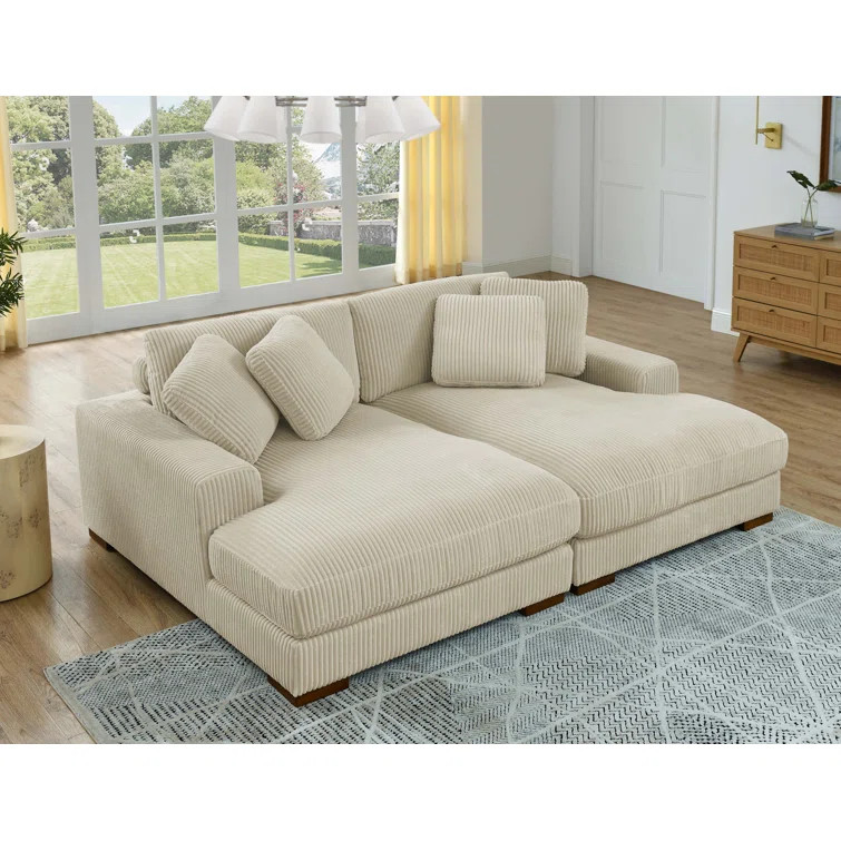 Drinel 90'' Square Arm Sofa | Wayfair North America