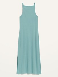 Fitted Rib-Knit Midi Cami Dress for Women | Old Navy (US)