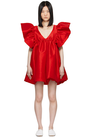 Kika Vargas - SSENSE Exclusive Red Adri Minidress | SSENSE