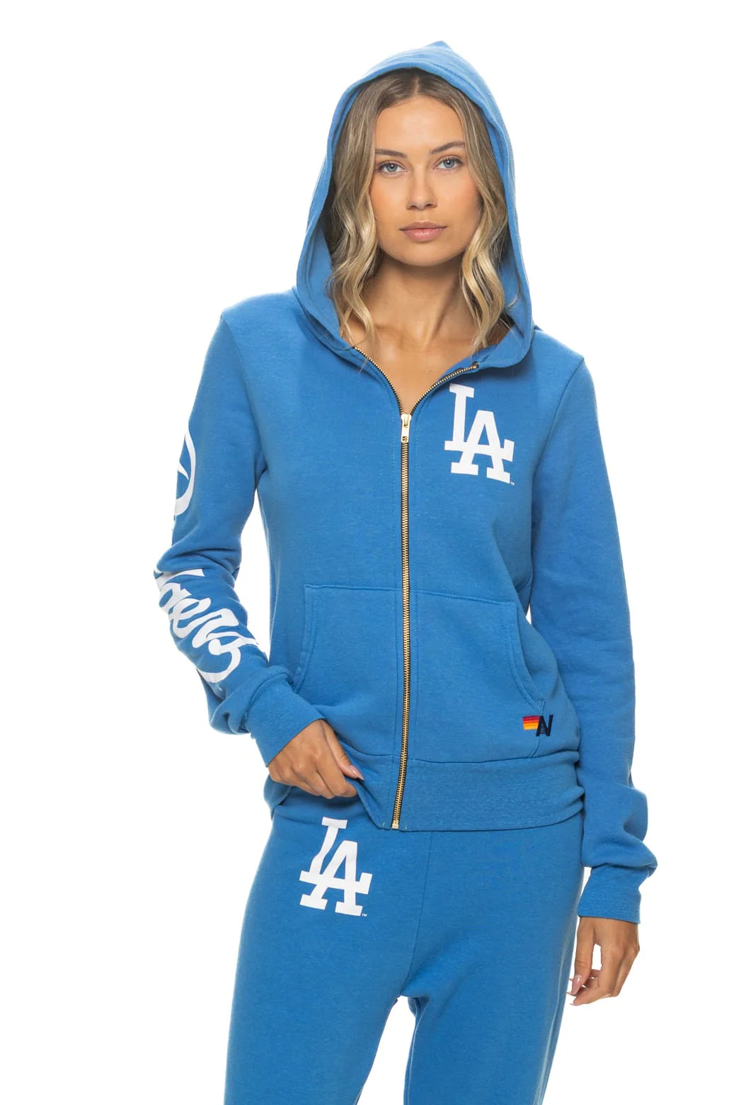 LOS ANGELES DODGERS 2026 ZIP HOODIE - COBALT | Aviator Nation