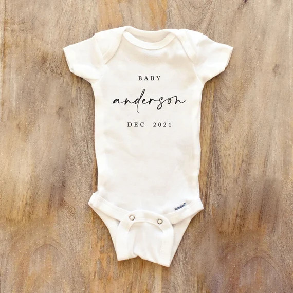 Baby Coming Soon Onesie® Baby Boy Girl Unisex Clothes New | Etsy | Etsy (US)