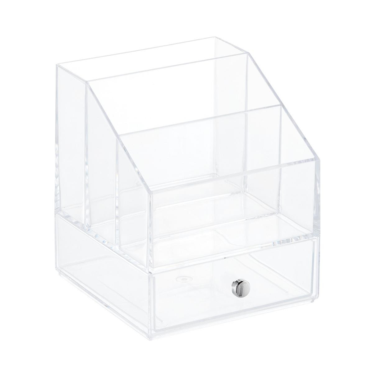 iDesign Clarity Cosmetics & Palette Organizer with Drawer | The Container Store
