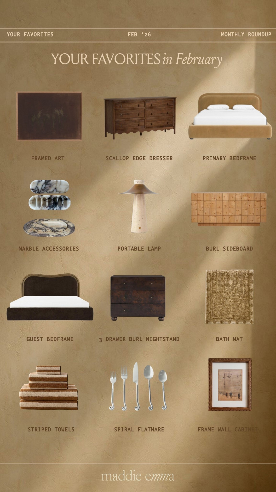 your favorites in february 

#LTKHome