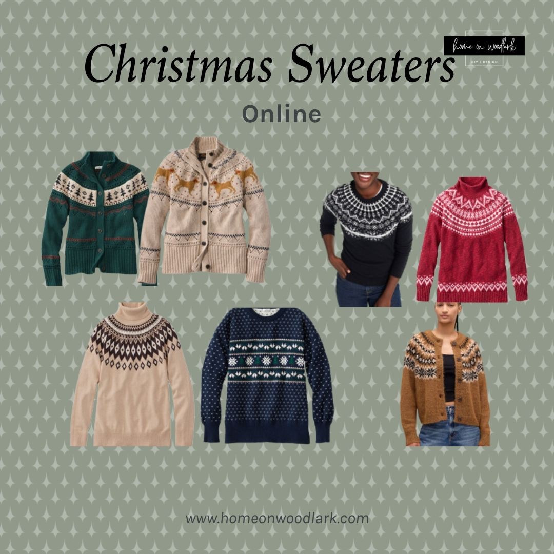 Christmas sweater options for women this holiday season.  

Women’s Christmas sweaters.  LL Bean sweaters.  Gap sweaters.  

#LTKCyberWeek #LTKOver40 #LTKHoliday