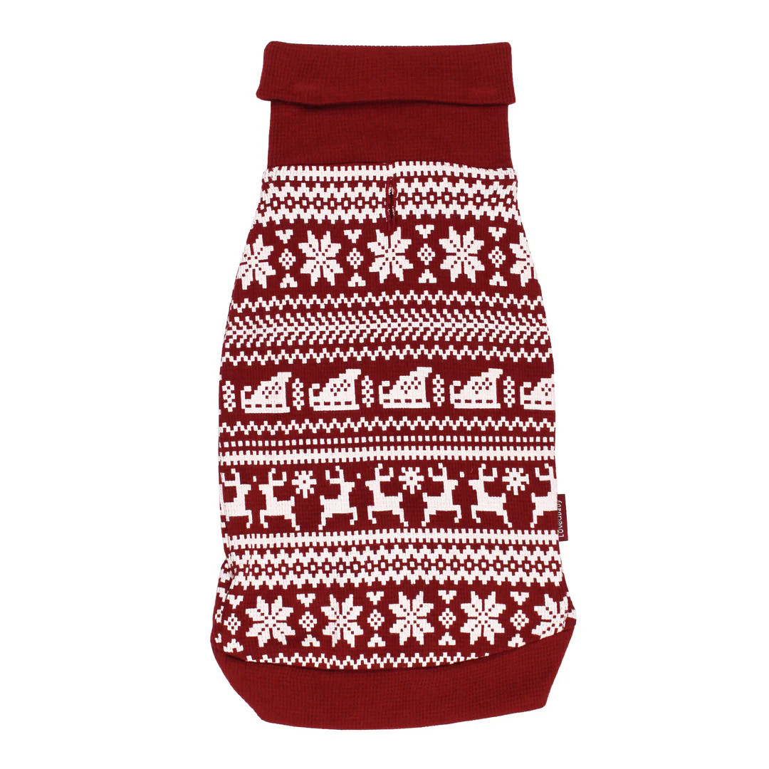 Santa's Sleigh | Holiday Dog Sweater | L'ovedbaby