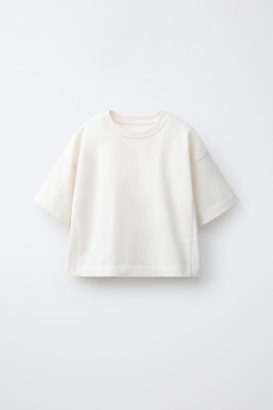 HEAVY JERSEY PLAIN T-SHIRT | Zara Canada