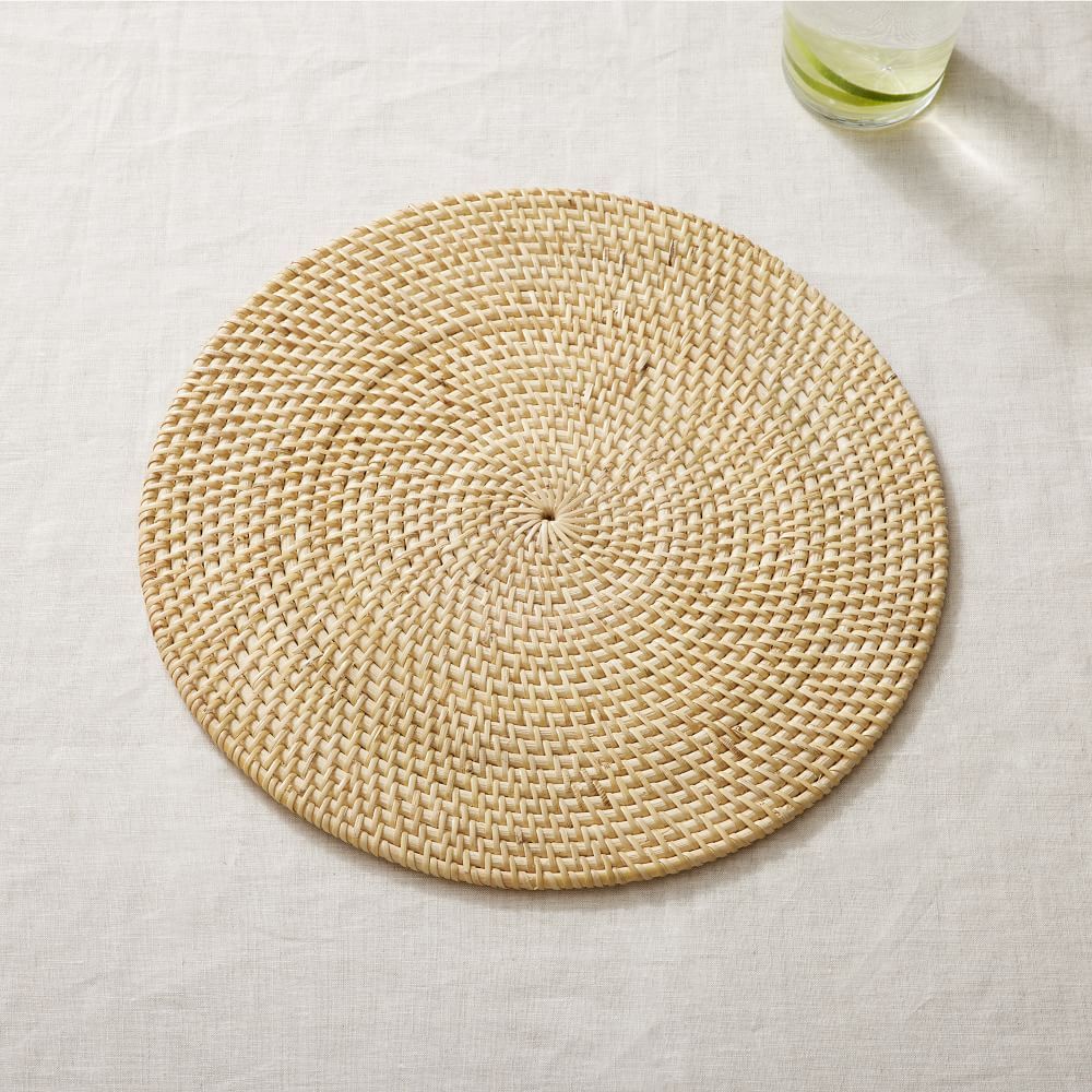 Merida Rattan Woven Charger | West Elm (US)