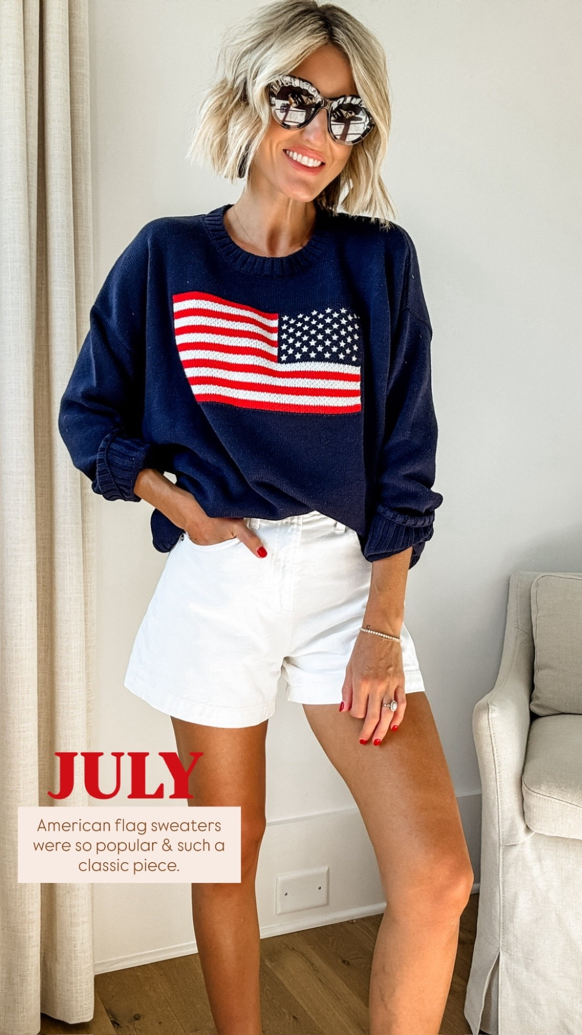 Loving these American flag sweaters 👏🏼

Loverly Grey, American flag sweater, summer fashion, summer outfit ideas, summer outfit inspo 

#LTKootd #LTKSeasonal