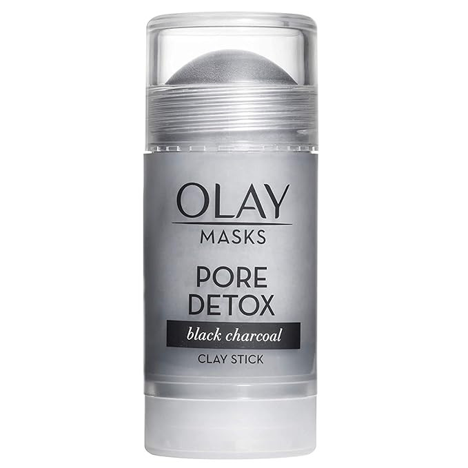 Face Mask by Olay, Clay Charcoal Facial Mask Stick, Pore Detox Black Charcoal, Spa and Beauty Gif... | Amazon (US)