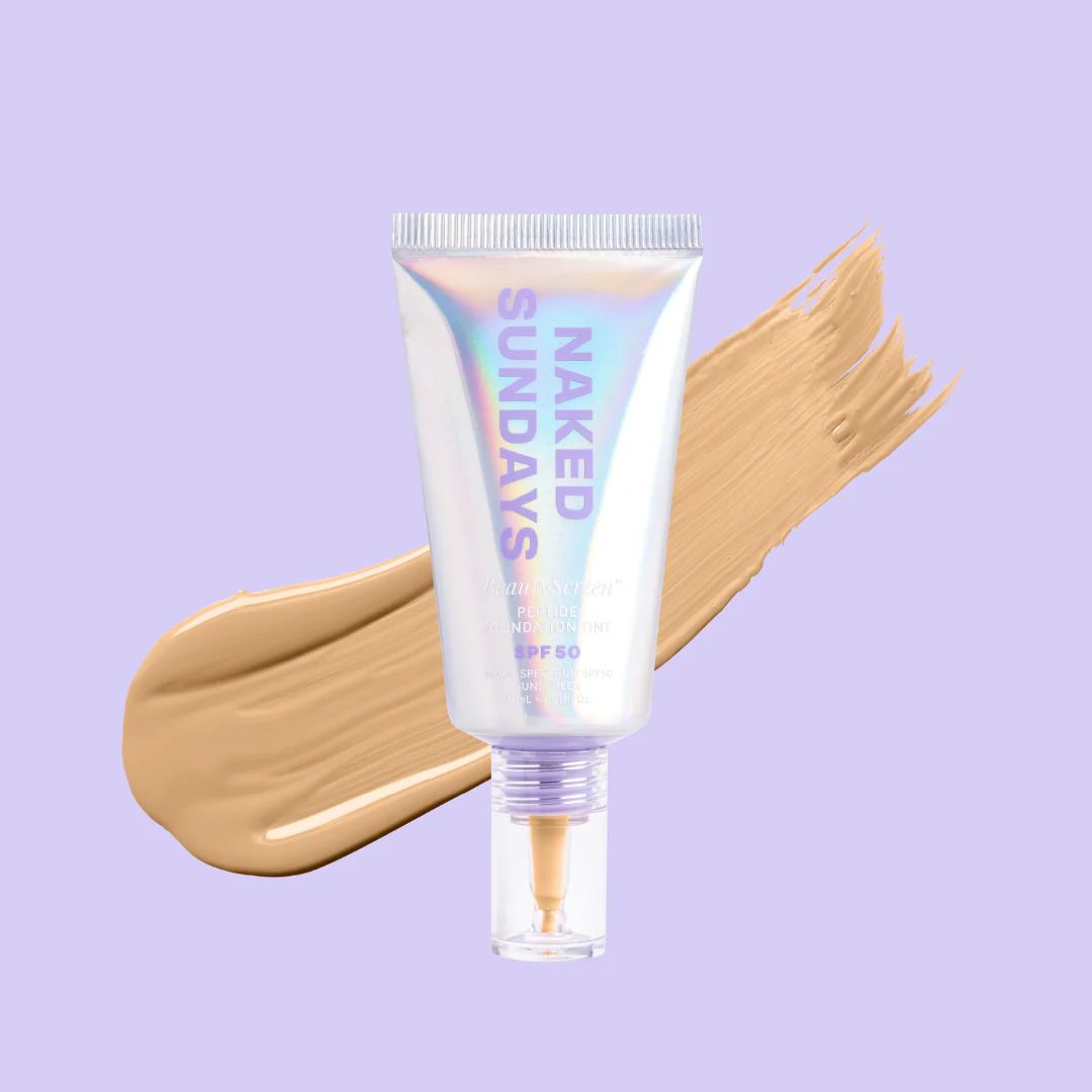 BeautyScreen Peptide Foundation Tint - 3 Warm Honey | Naked Sundays (US)