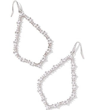 Sophee Crystal Open Frame Statement Drop Earrings | Dillard's