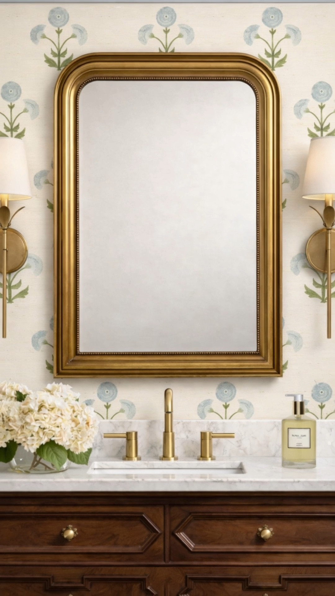 A beautiful blue and cream powder bathroom design & render 

#LTKdayinmylife #LTKSaleAlert #LTKHome