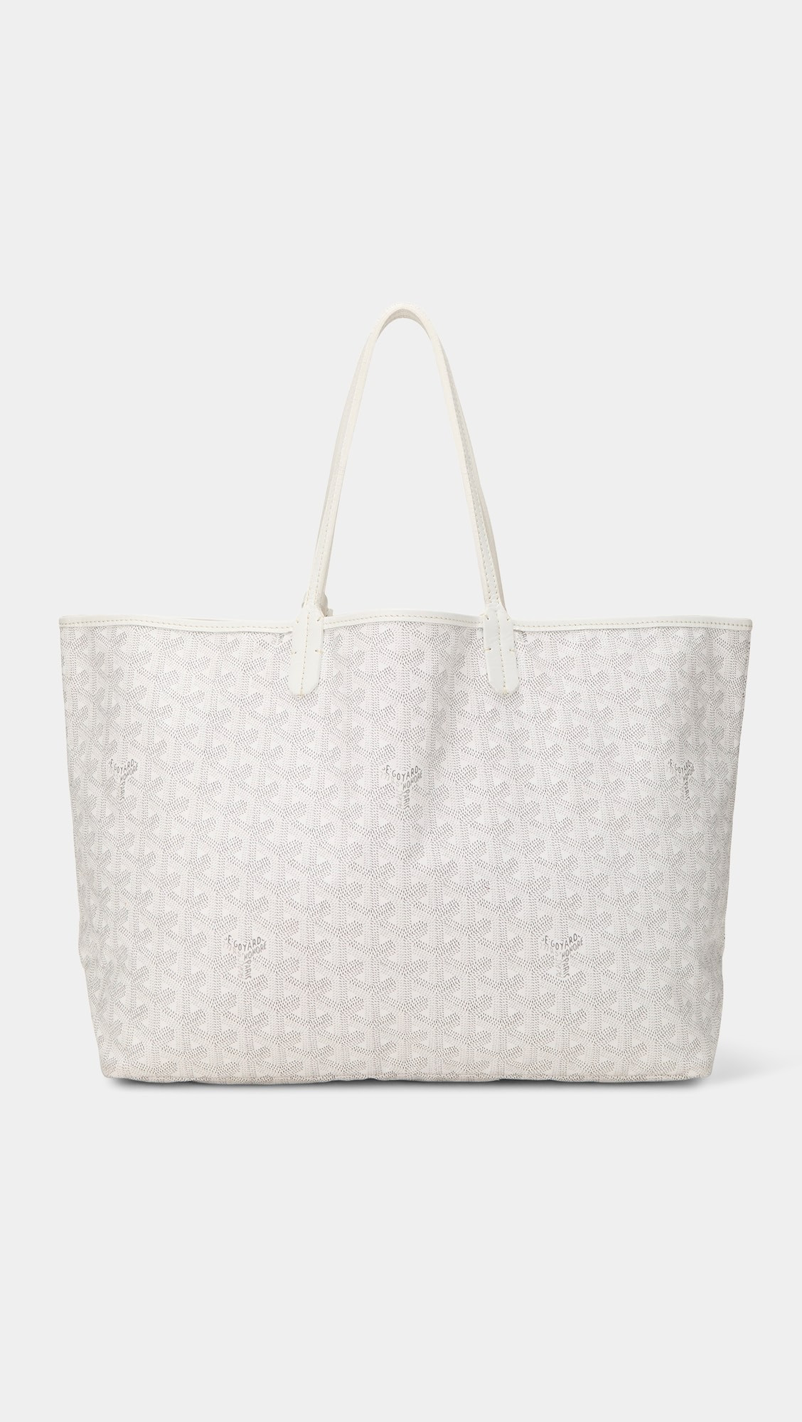 Goyard White Coated Canvas Saint Louis PM Tote | Shopbop