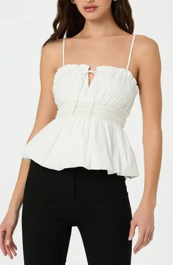 Bubble Hem Prairie Peplum Camisole | Nordstrom Rack