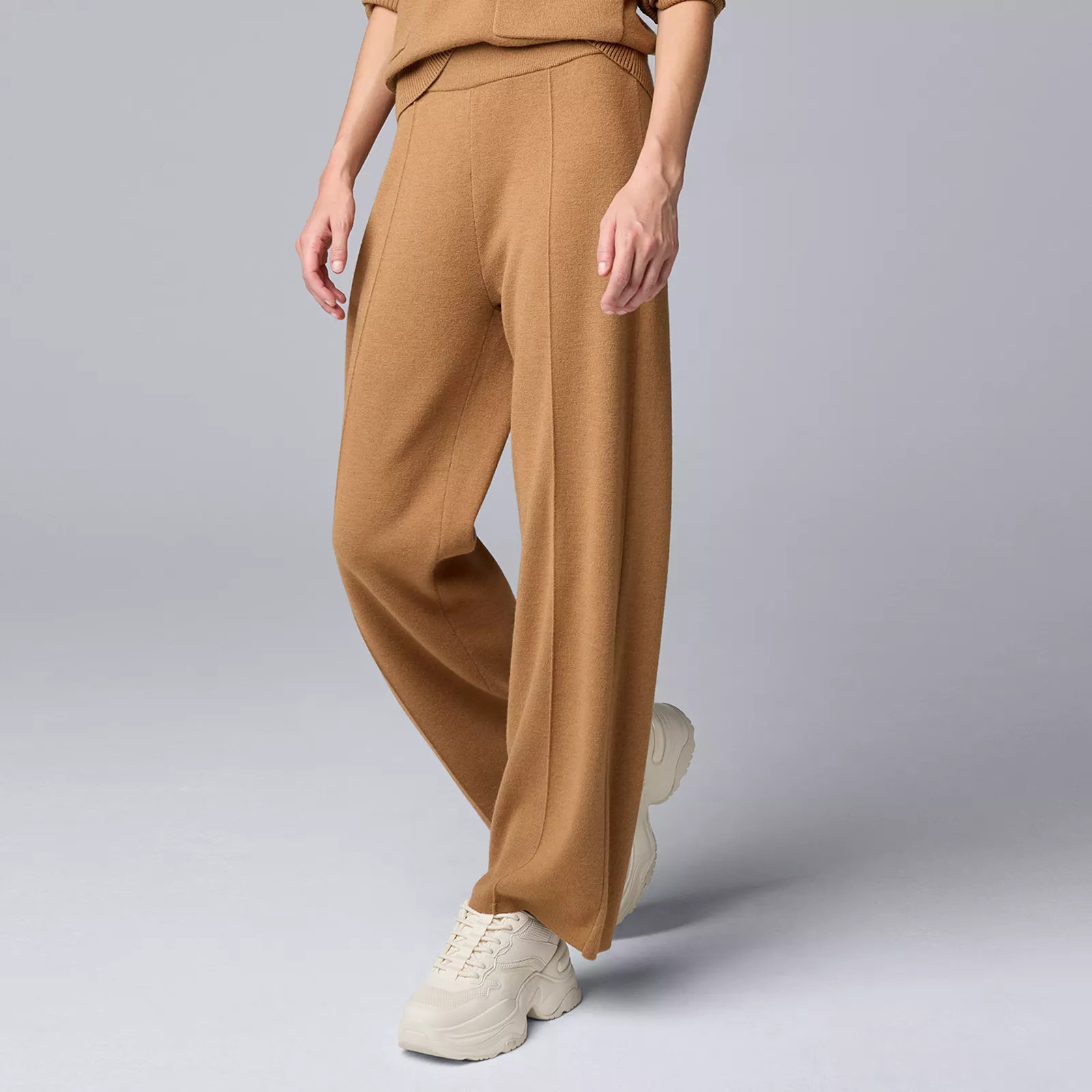 Women's Simply Vera Vera Wang Straight Leg Sweater Pants | Kohl's