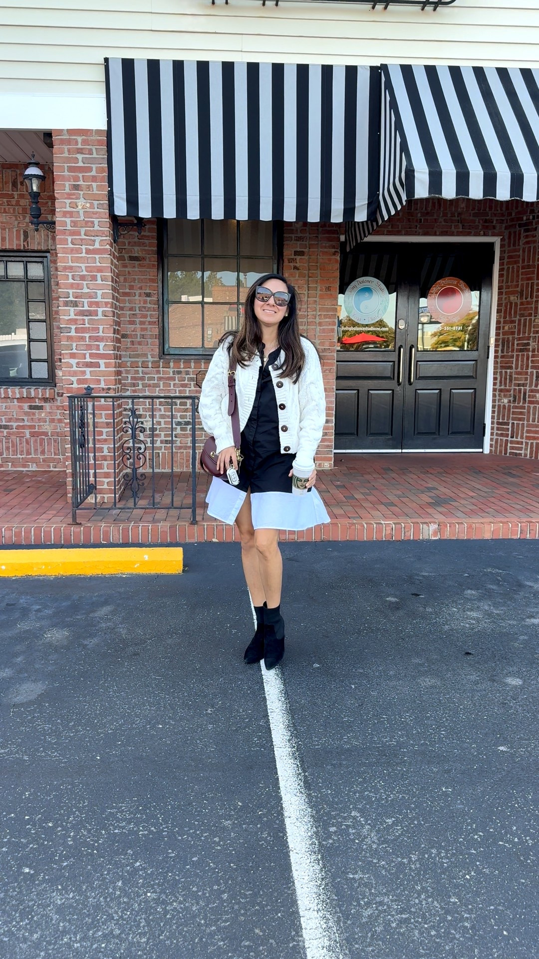 Sunday Outfit 💕 
For a cool fall day 🍁🍂 this a line shirt dress is perfect for workwear. 

#LTKStyleTip #LTKHalloween #LTKHoliday