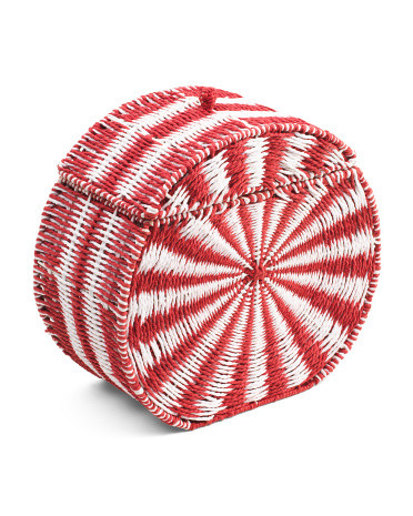 Two Tone Candy Cane Figural Storage | Marshalls