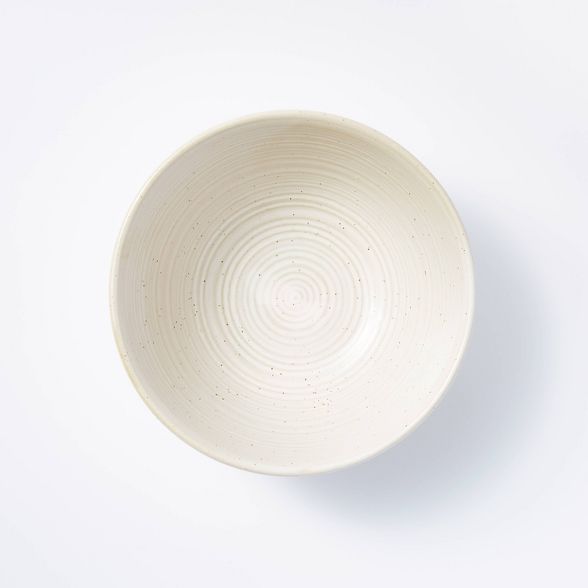 23oz 4pk Stoneware Glazed Salad Bowls Cream – Threshold™ designed with Studio McGee | Target
