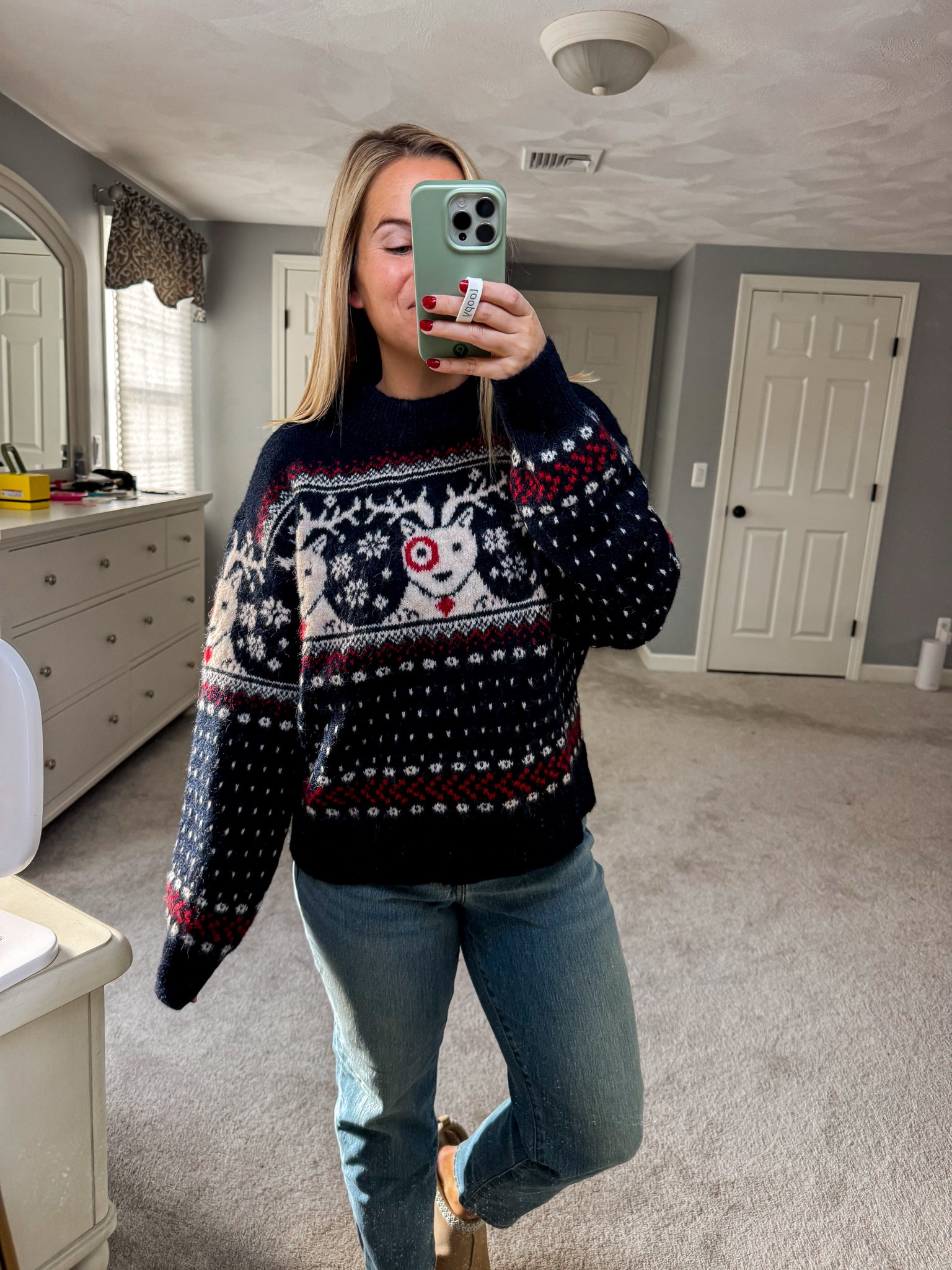 Winter sweater, target sweater, fair isle, bulls eye sweater, target winter, winter ootd 

#LTKHoliday #LTKSeasonal #LTKootd