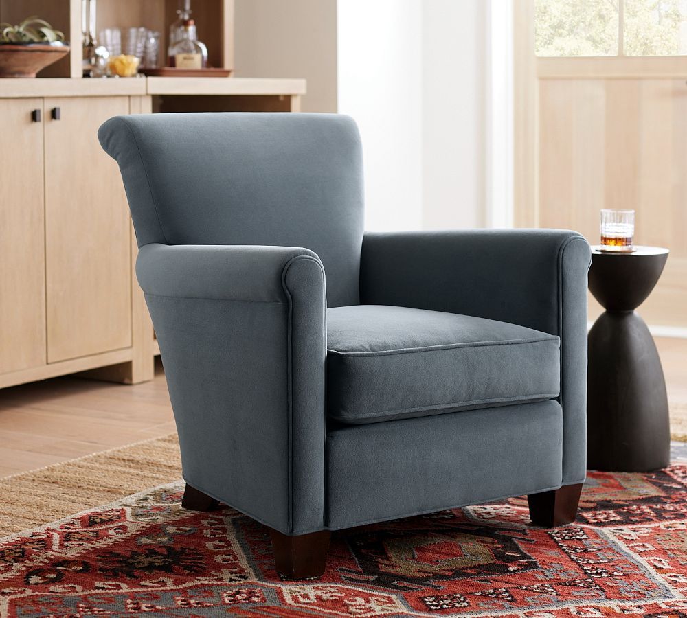 Irving Roll Arm Chair | Pottery Barn (US)